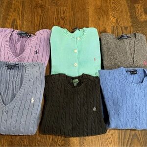 Ralph Lauren Women’s Sweater Collection (lot of 6)